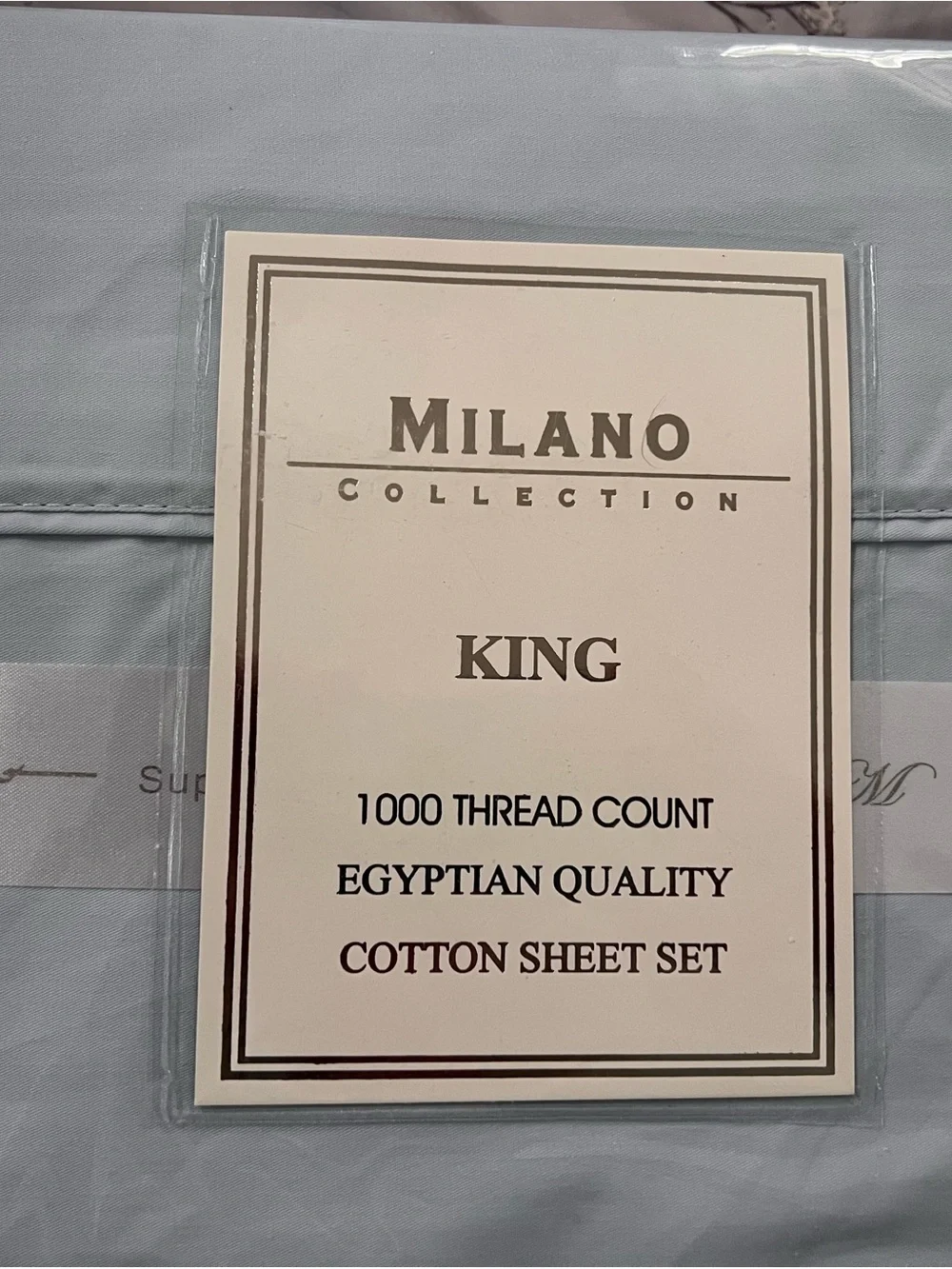 Milano 1000-Thread-Count 100% Egyptian-Quality Cotton Queen Sheet Set